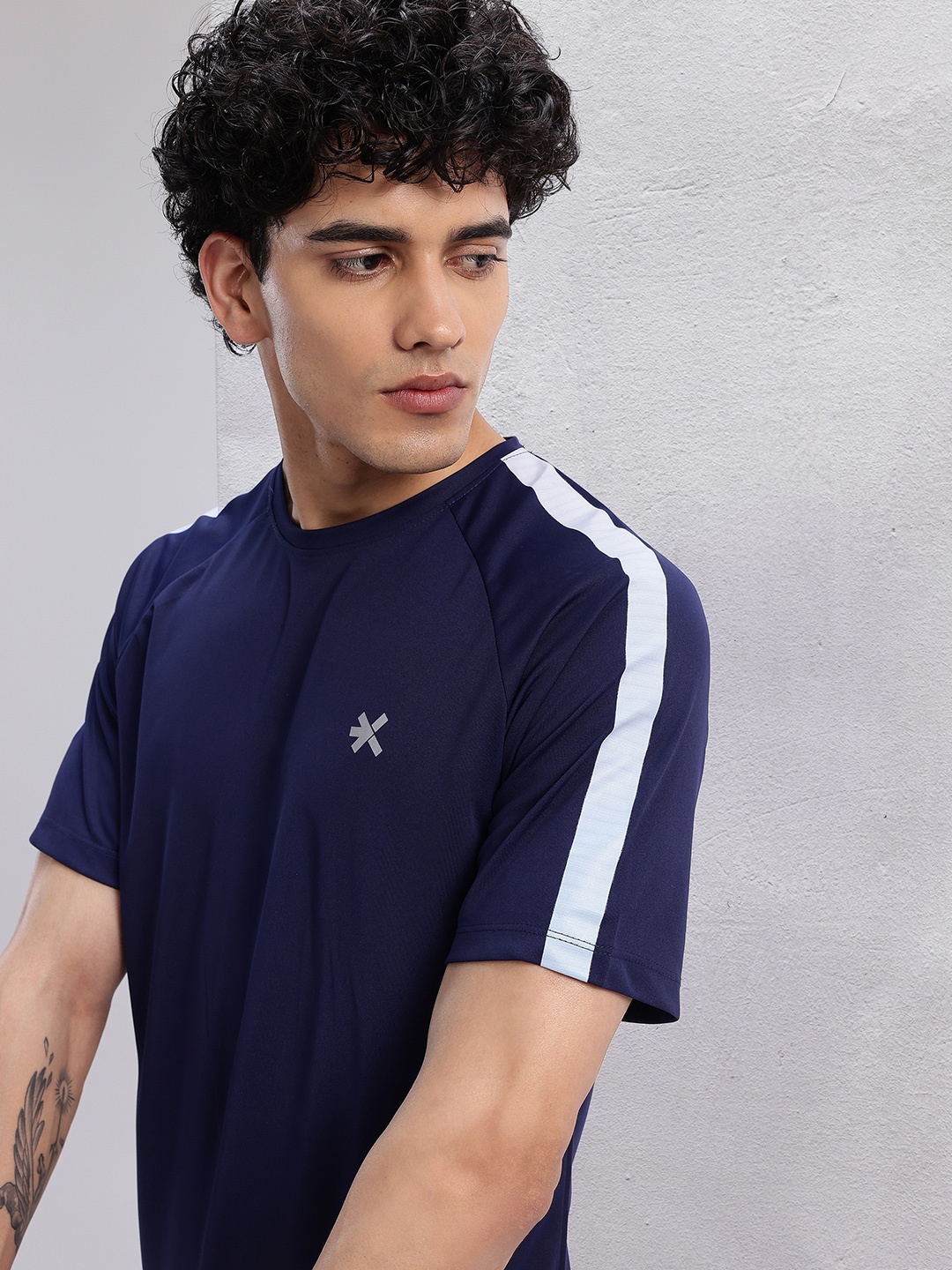 

HRX by Hrithik Roshan Rapid-Dry Running T-shirt, Navy blue
