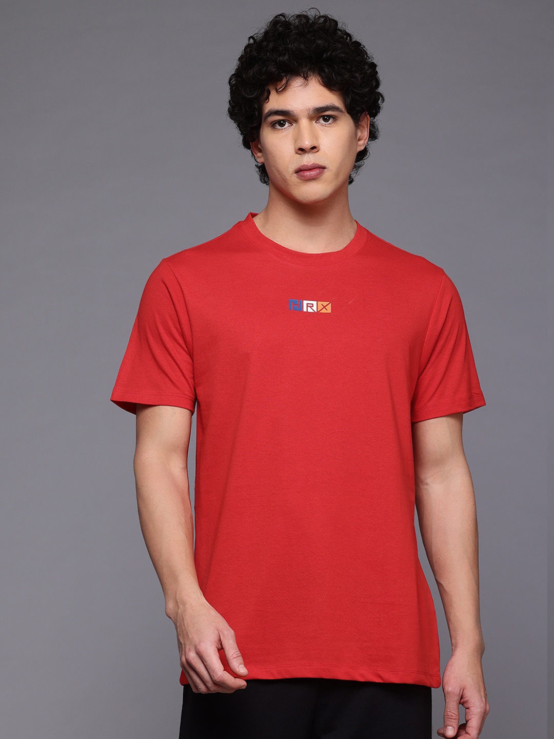 

HRX by Hrithik Roshan Men Typography Printed T-shirt, Red