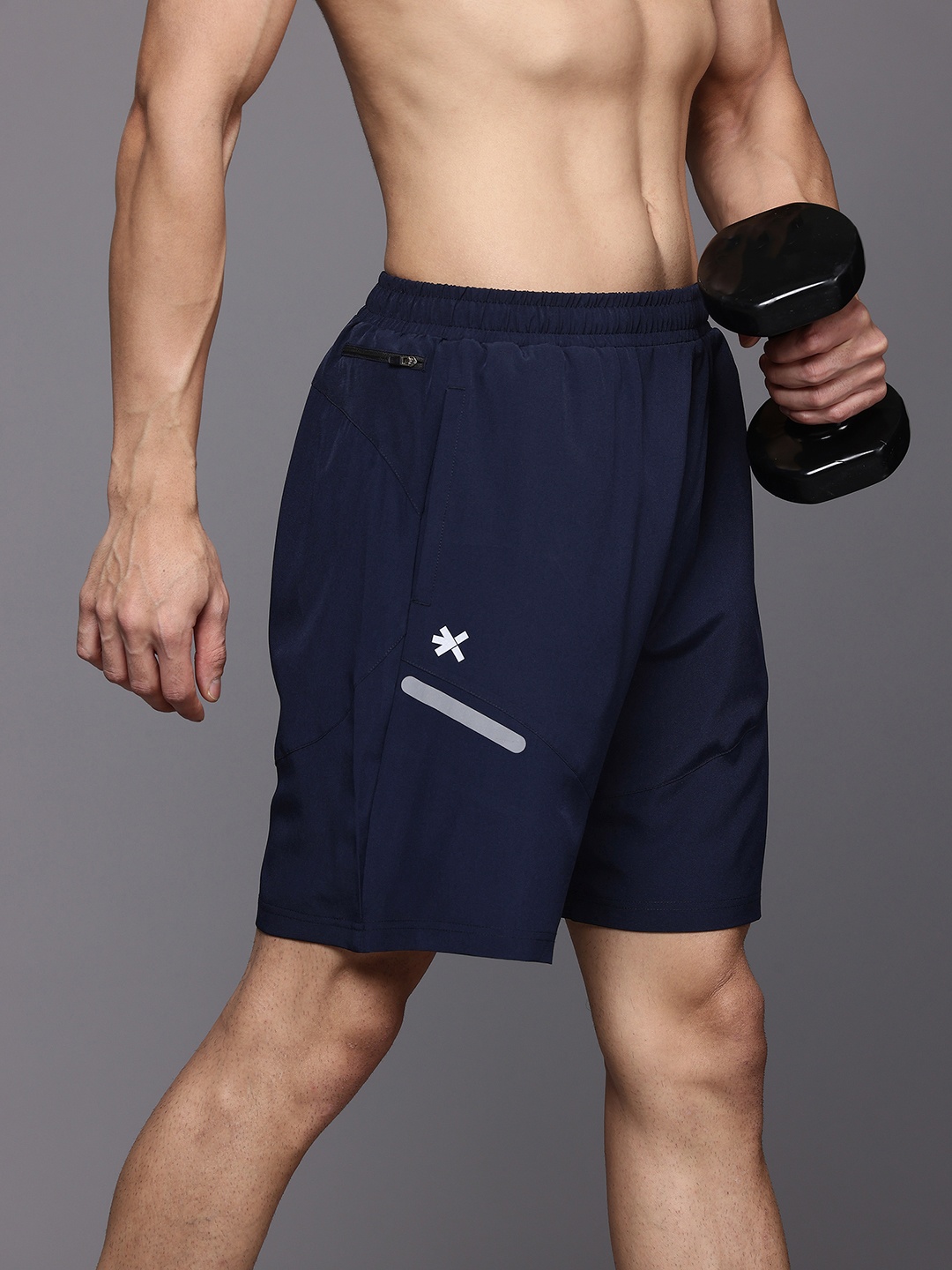 

HRX by Hrithik Roshan Men Training Shorts, Navy blue