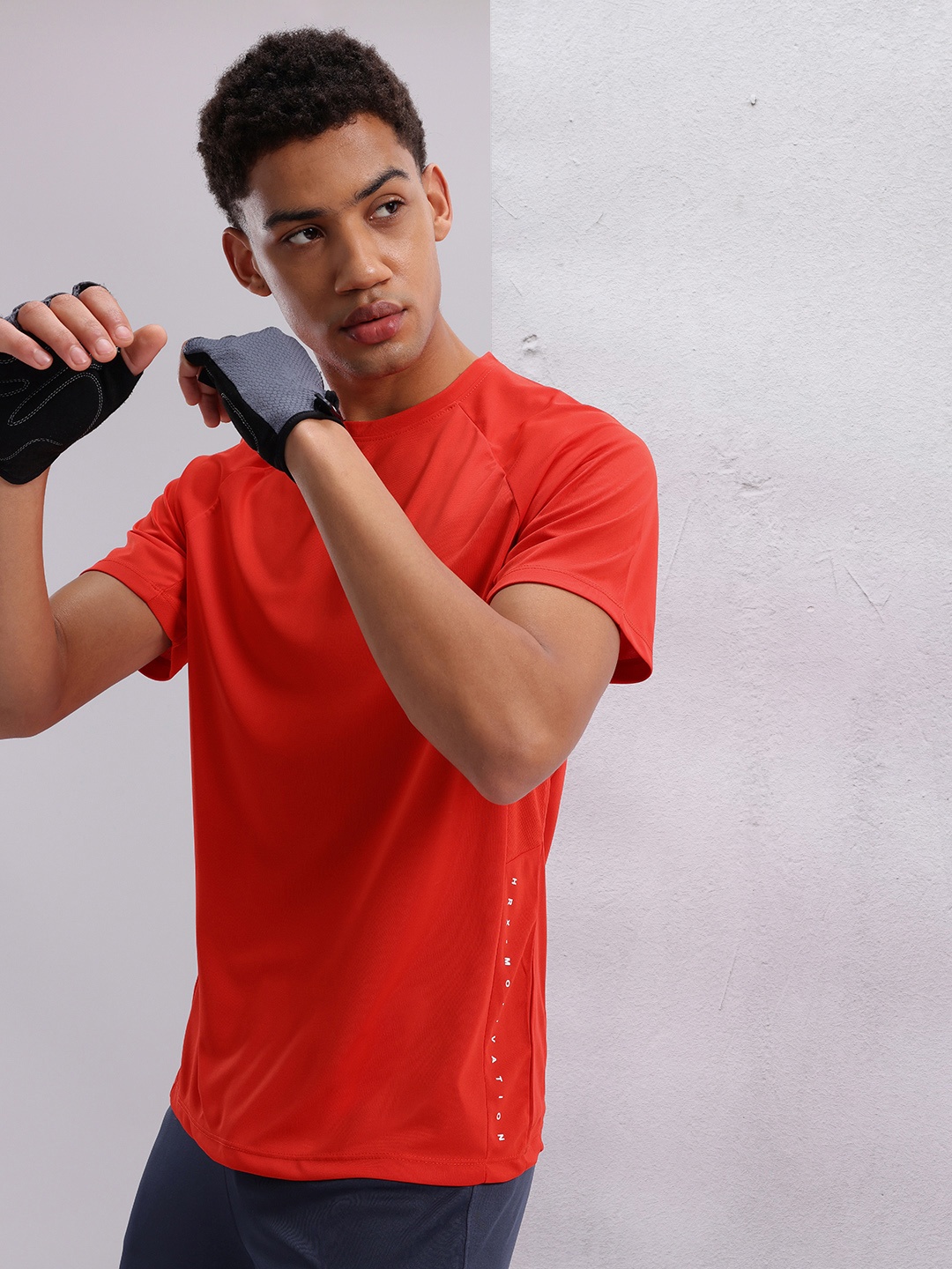 

HRX by Hrithik Roshan Rapid-Dry T-shirt, Red