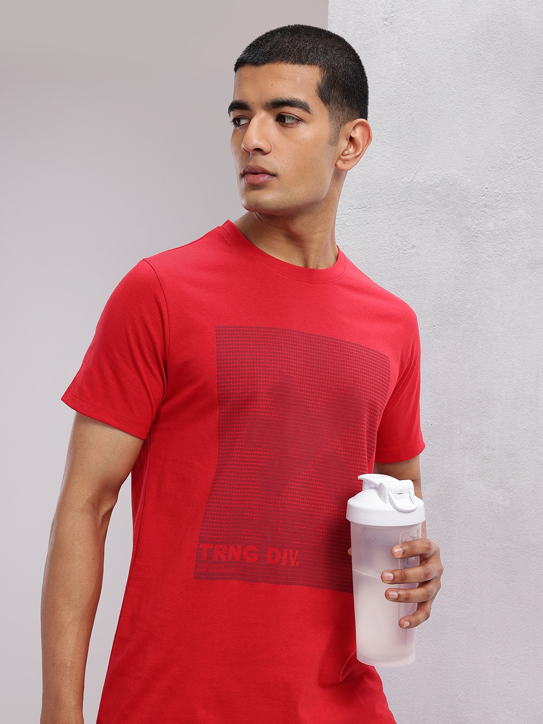 

HRX by Hrithik Roshan Printed Training T-shirt, Red
