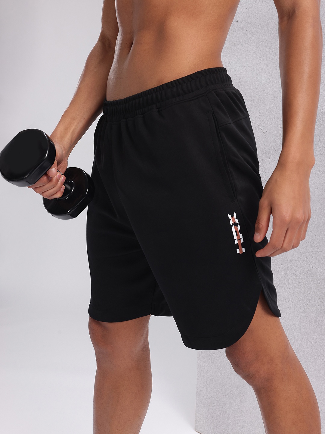 

HRX by Hrithik Roshan Men Rapid-Dry Training Shorts, Black