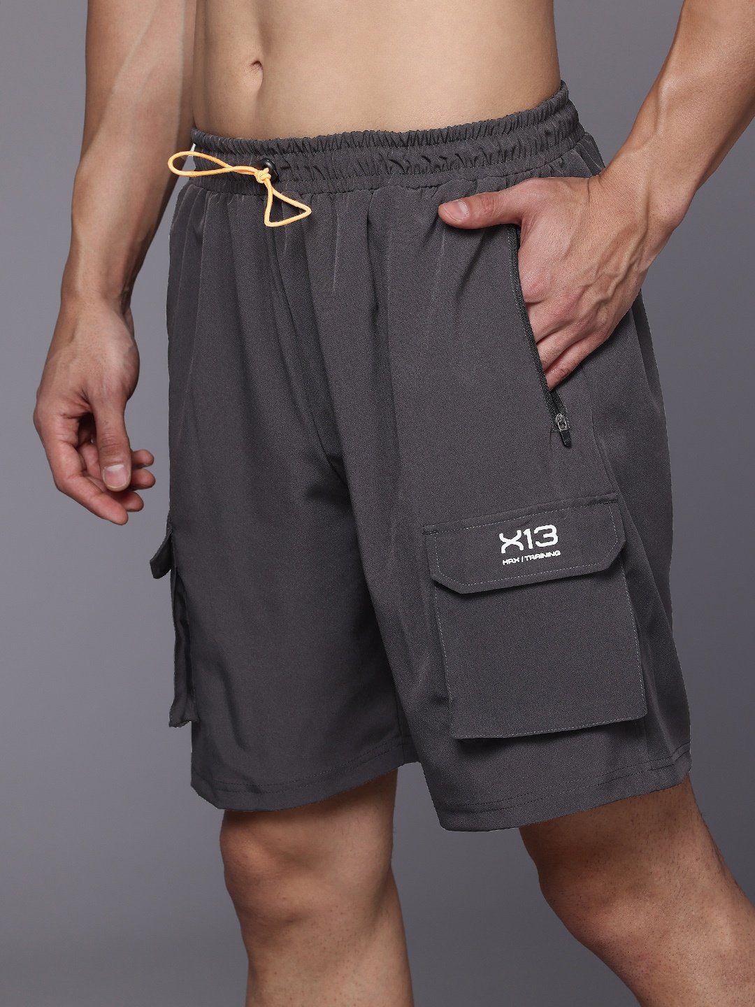 

HRX by Hrithik Roshan Men Training Shorts, Grey