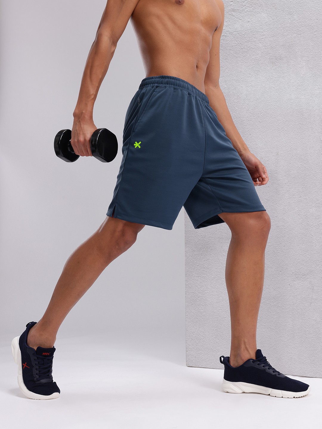 

HRX by Hrithik Roshan Men Training Sports Shorts, Blue