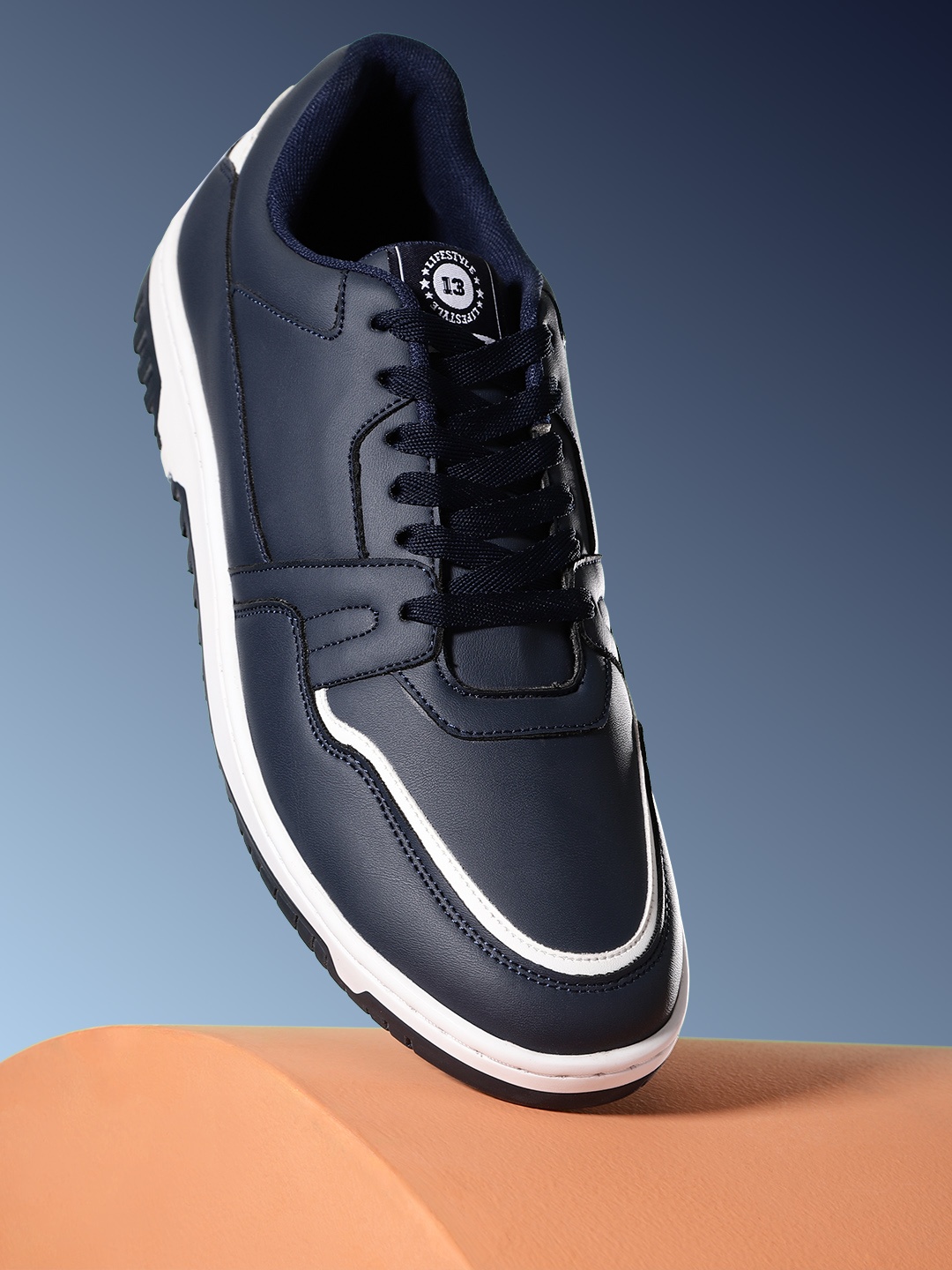 

HRX by Hrithik Roshan Men Club Classic Everyday Sneakers, Navy blue