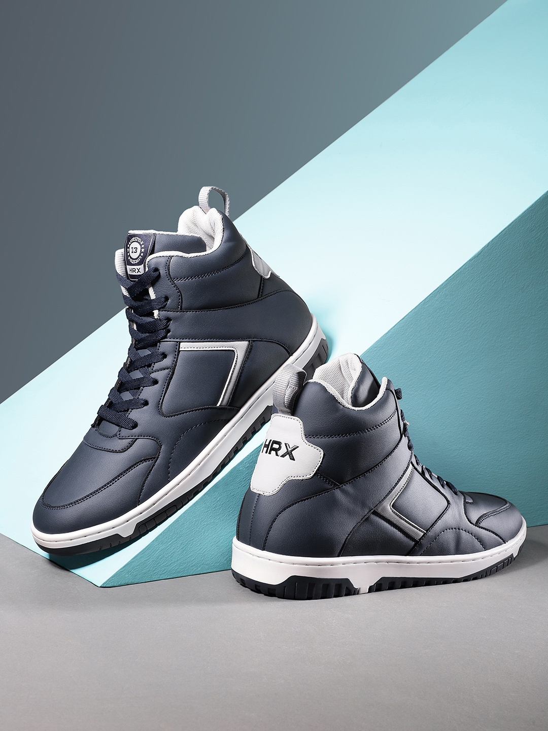 

HRX by Hrithik Roshan Men Club Culture Sneakers, Navy blue