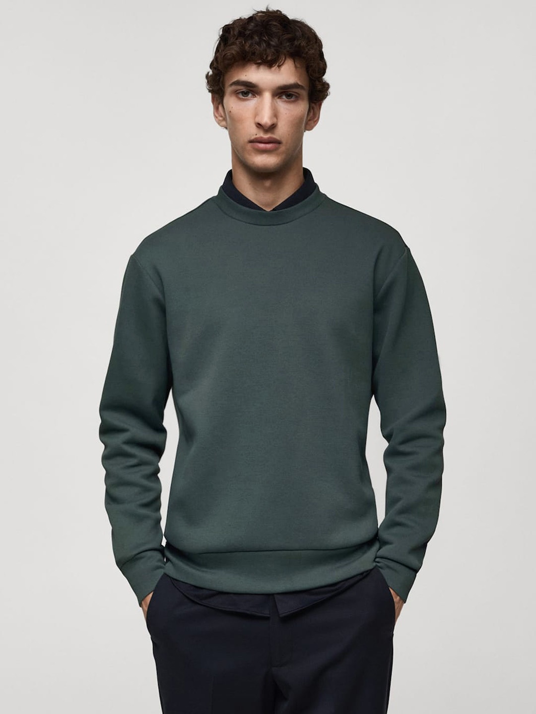 

MANGO MAN Performance Sweatshirt, Green