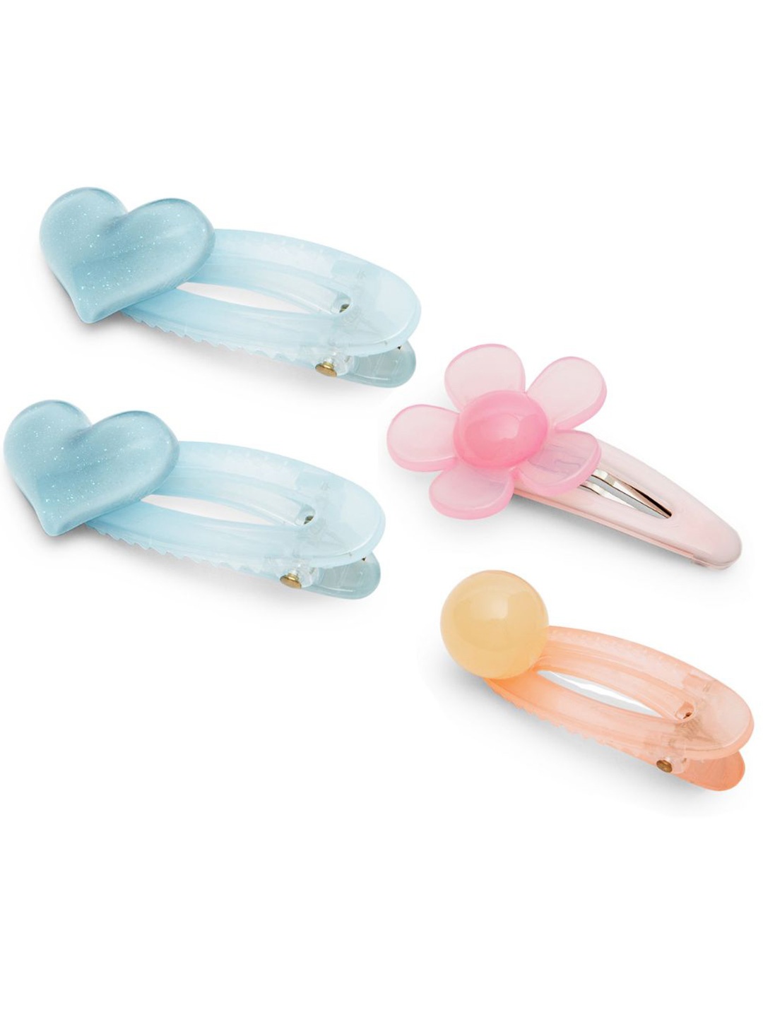 

Radhu & Kabby Girls Set of 4 Tic Tac Hair Clip, Blue