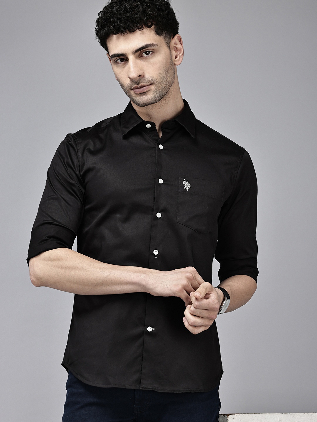 

U.S. Polo Assn. Tailored Fit Casual Shirt, Brown