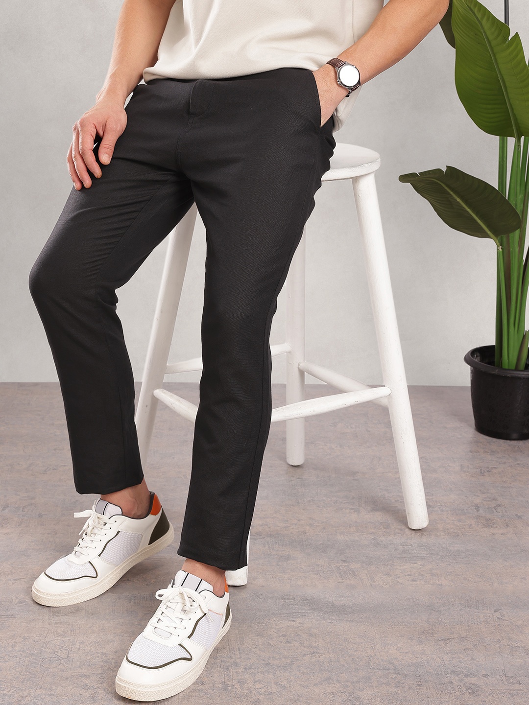 

Nautica Men Chinos Trousers, Black