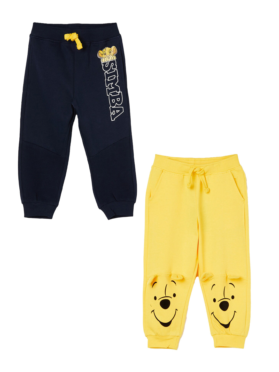

Juniors by Lifestyle Boys Pack of 2 Pure Cotton Joggers, Yellow