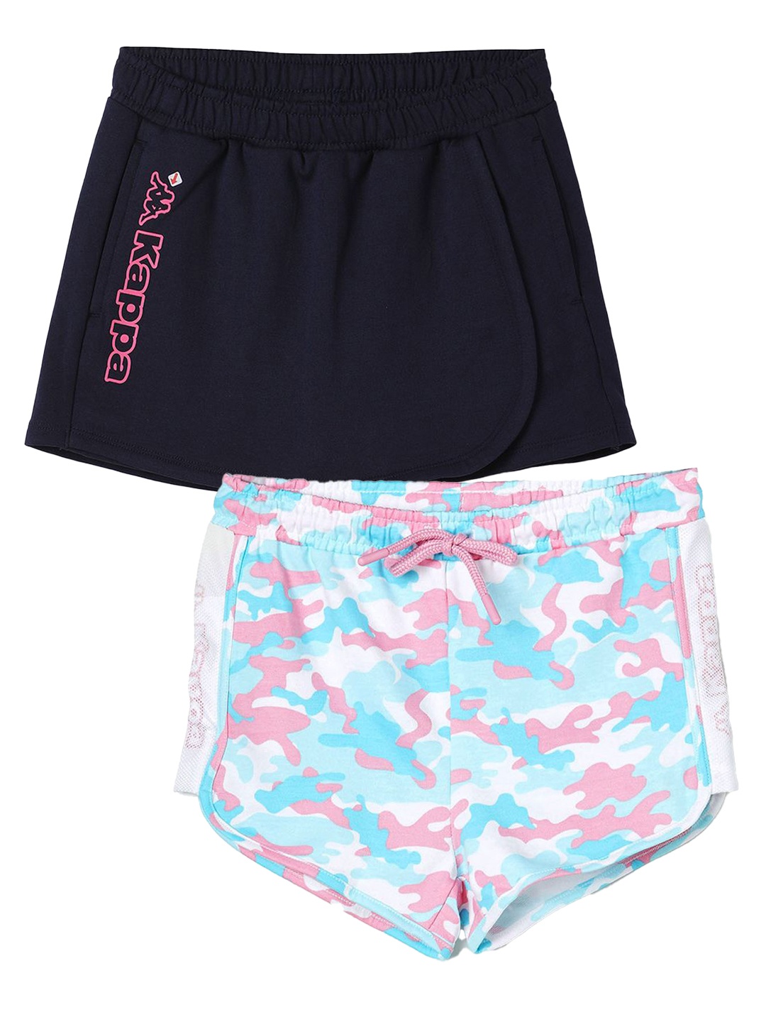 

Kappa Girls Pack of 2 Printed Shorts, Multi