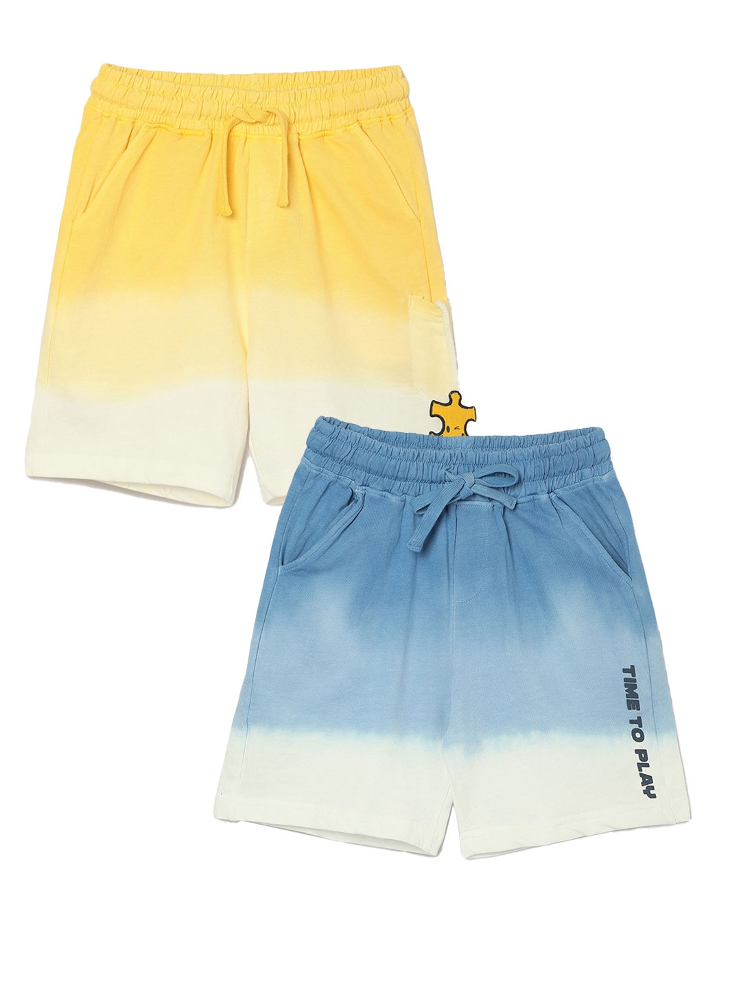 

Fame Forever by Lifestyle Boys Pack of 2 Ombre Shorts, Blue
