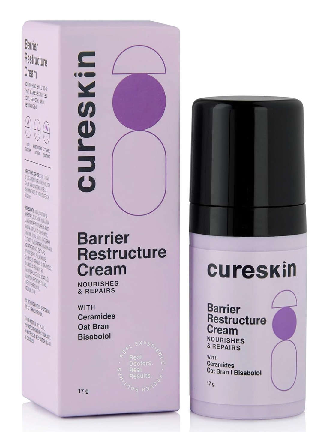 

Cureskin Barrier Restructure Cream For Skin Nourishes & Repairs - 17 g, White