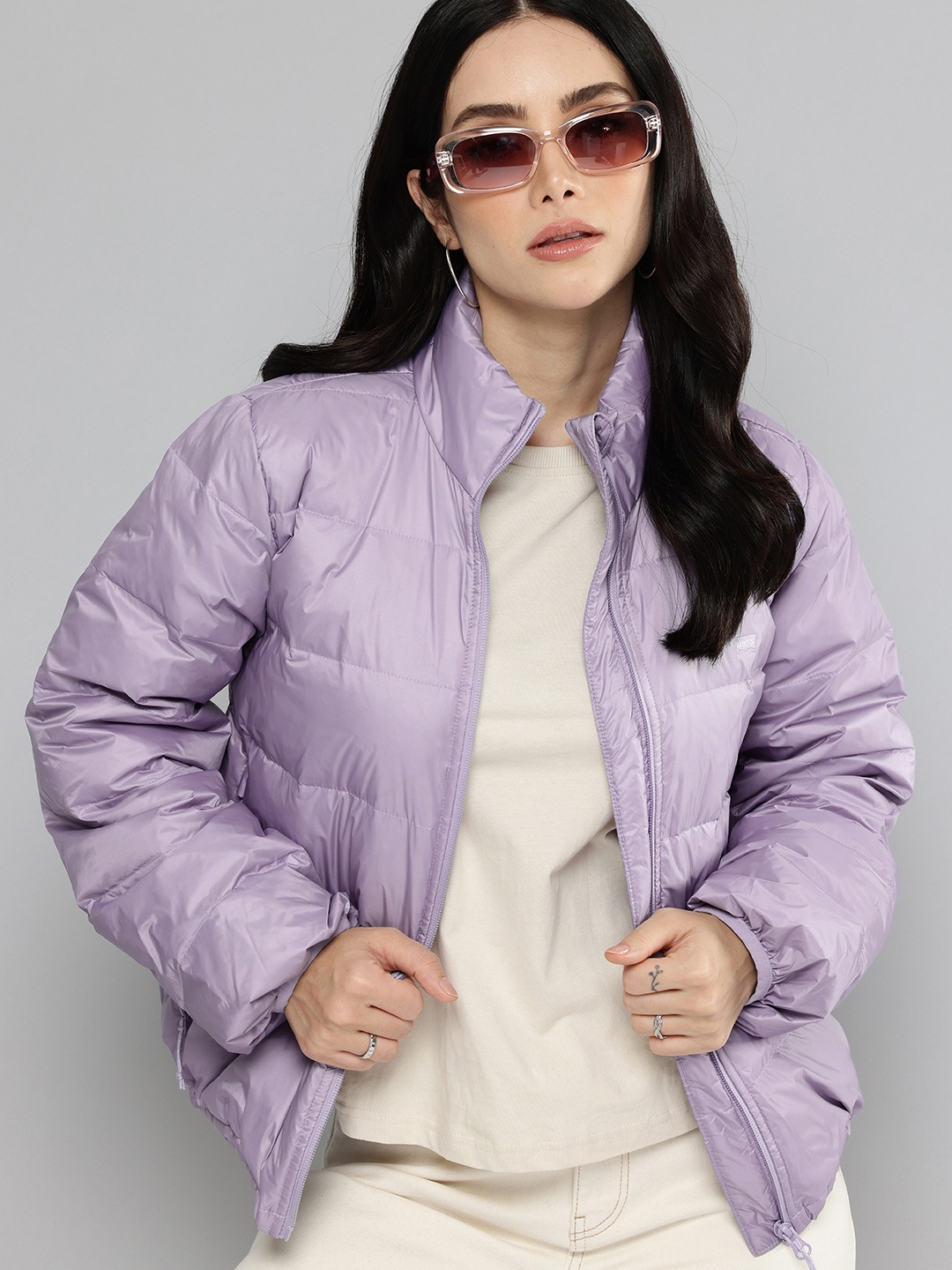 

Levis Water Repellent Puffer Jacket, Lavender