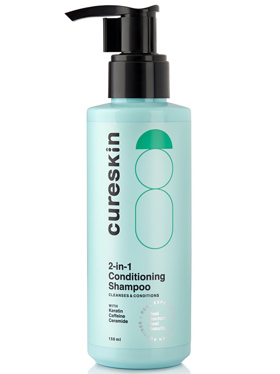 

Cureskin 2 In 1 Conditioning Shampoo With Keratin - 150 ml, White