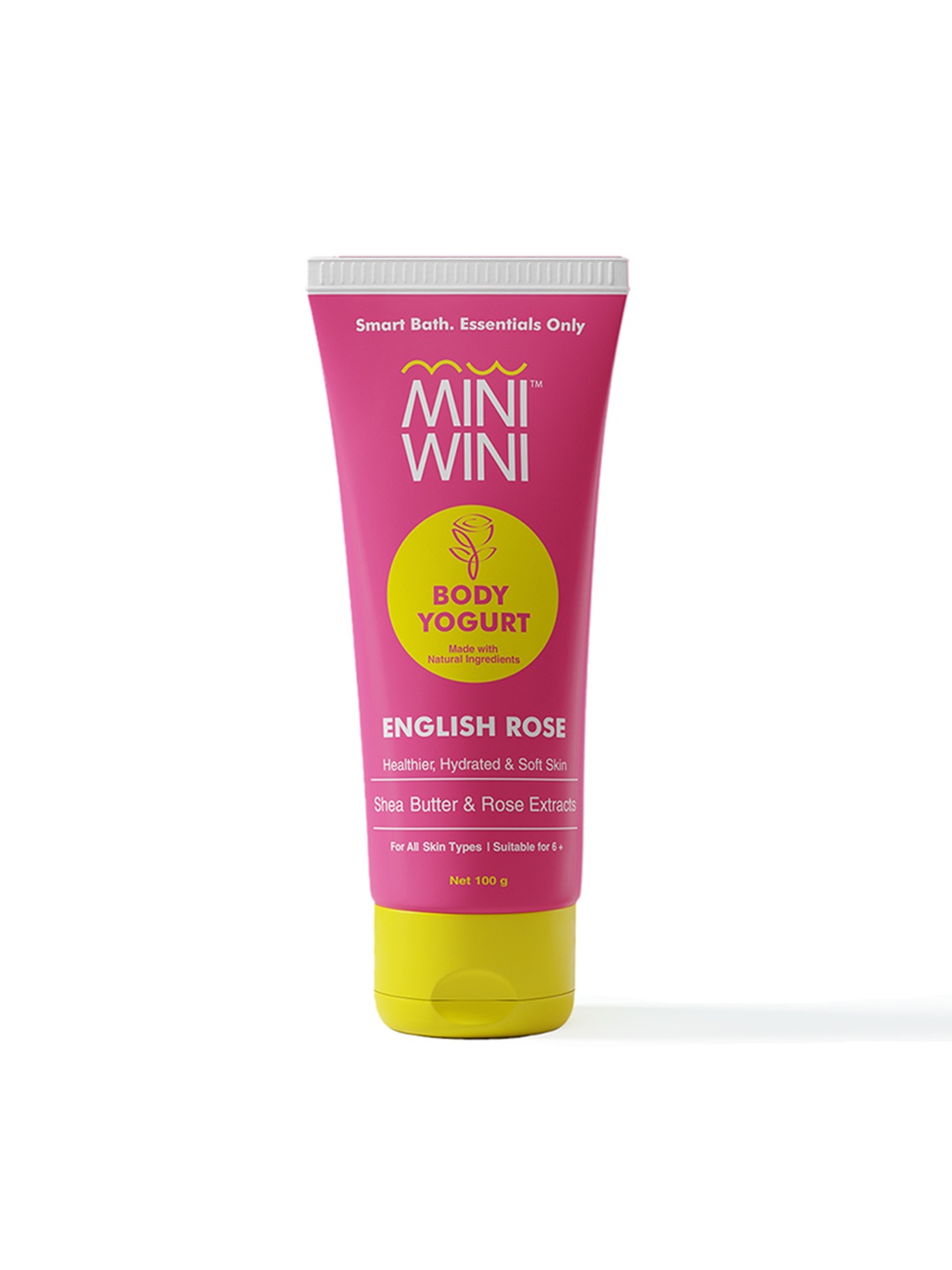

MINIWINI English Rose Body Yogurt with Shea Butter - 100 g, Pink