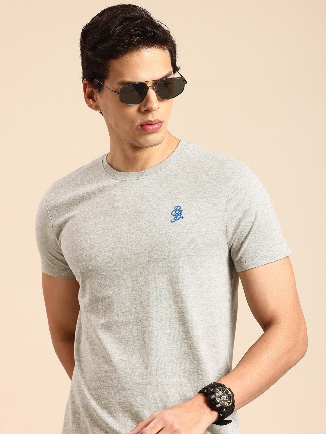 

Being Human Solid T-shirt, Grey