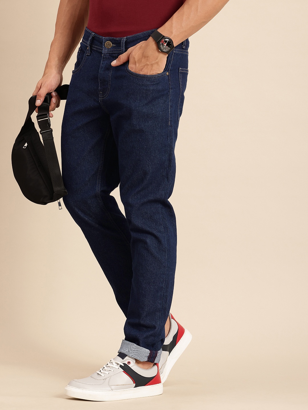 

Being Human Men Slim Fit Stretchable Jeans, Blue