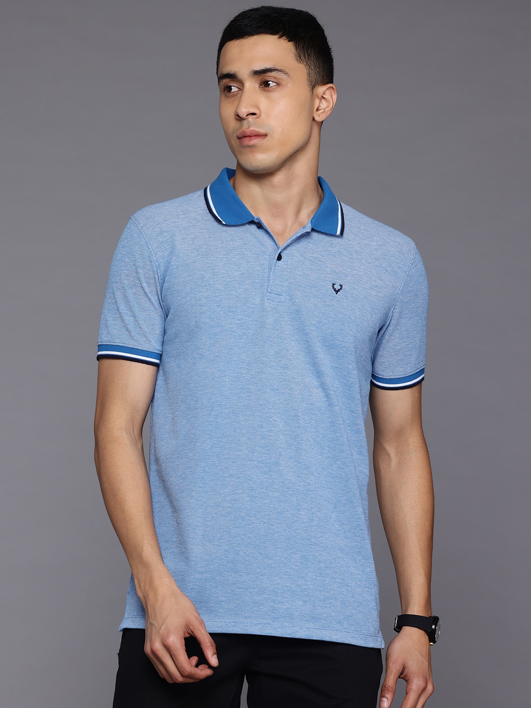 

Allen Solly Polo Collar T-shirt, Blue