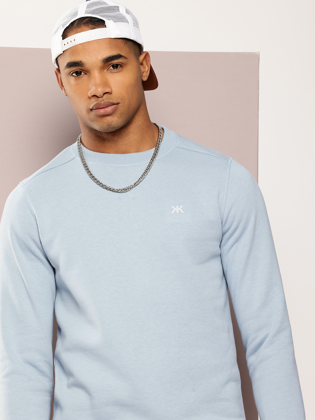 

Kook N Keech Solid Sweatshirt, Blue