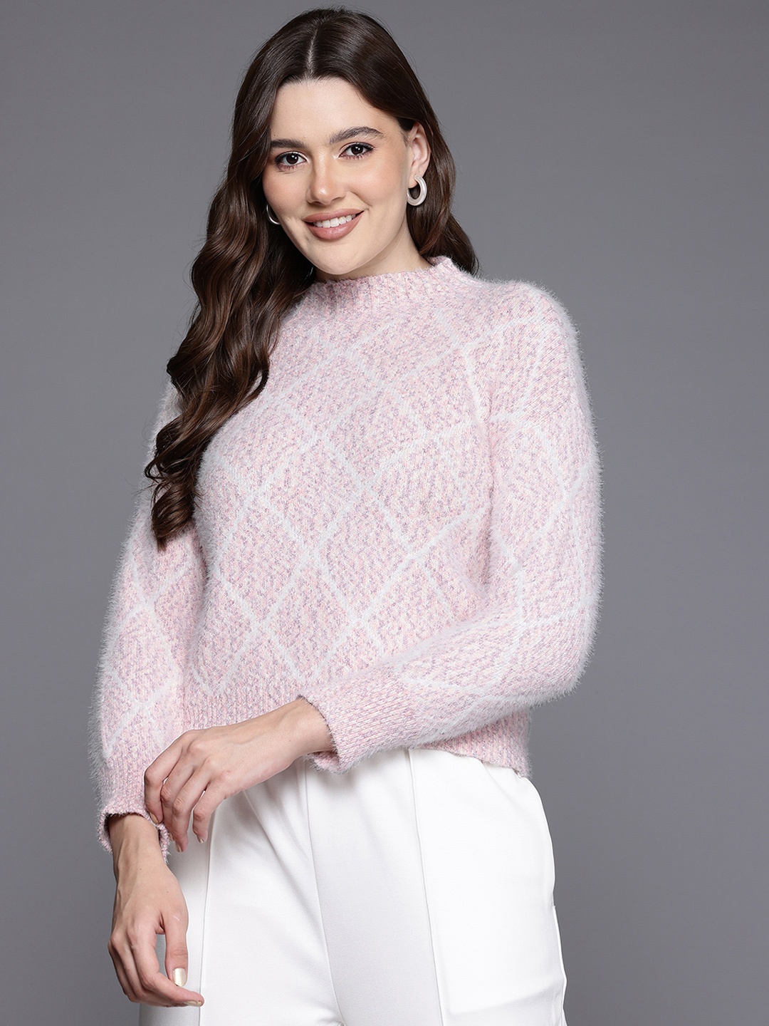 

Cayman Woollen Pullover, Pink
