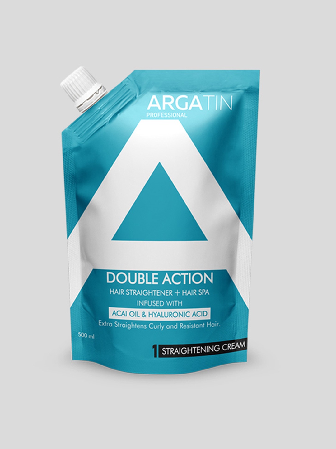 

ARGATIN Professional Hair Straightening Cream - 500ml, Blue