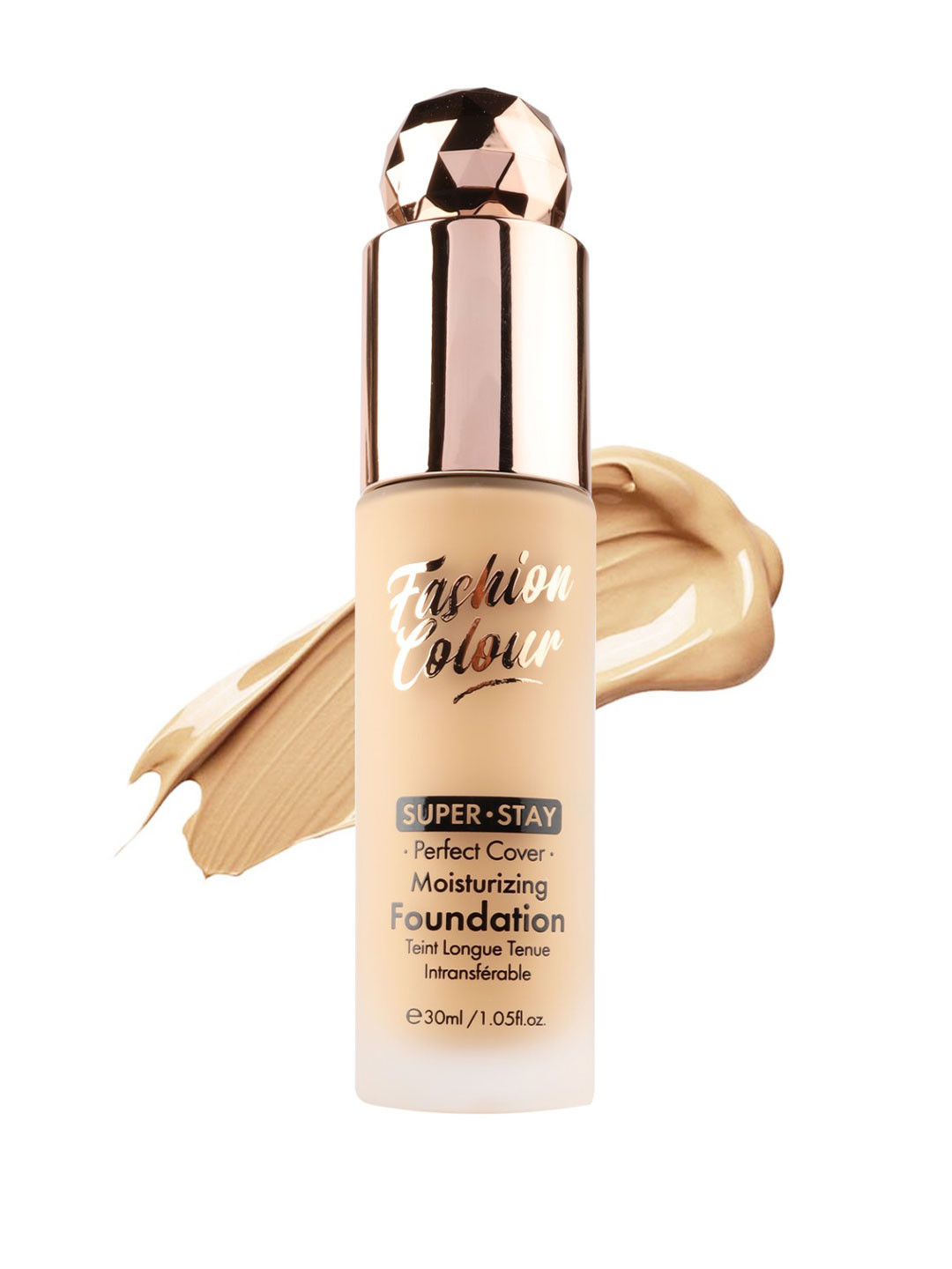 

Fashion Colour Super Stay Perfect Cover Moisturizing Foundation 30 ml - Warm Amber 01, Beige