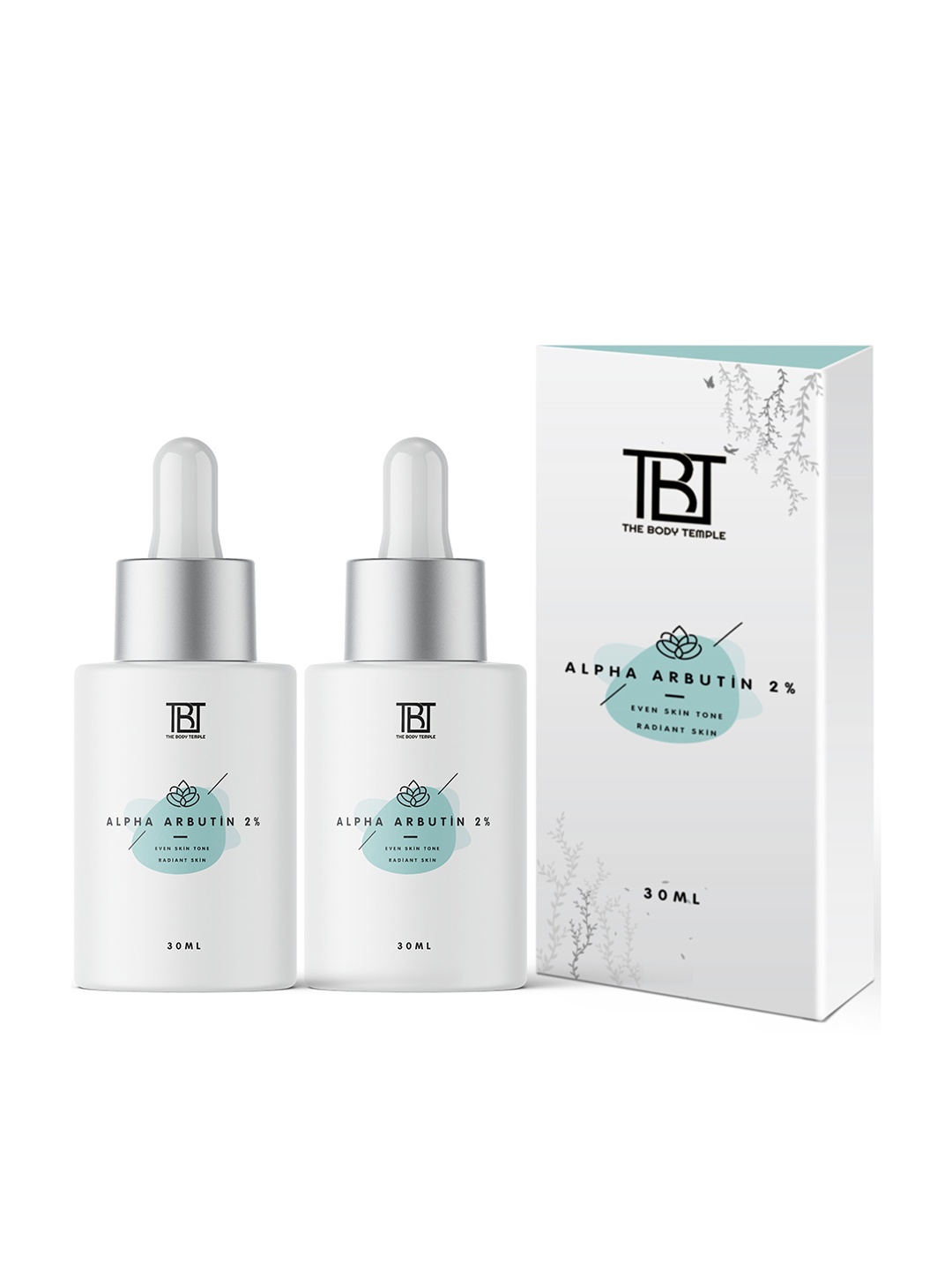 

The Body Temple Set Of 2 Anti-Pigmentation 2% Alpha Arbutin Face Serum- 30 ml Each, White
