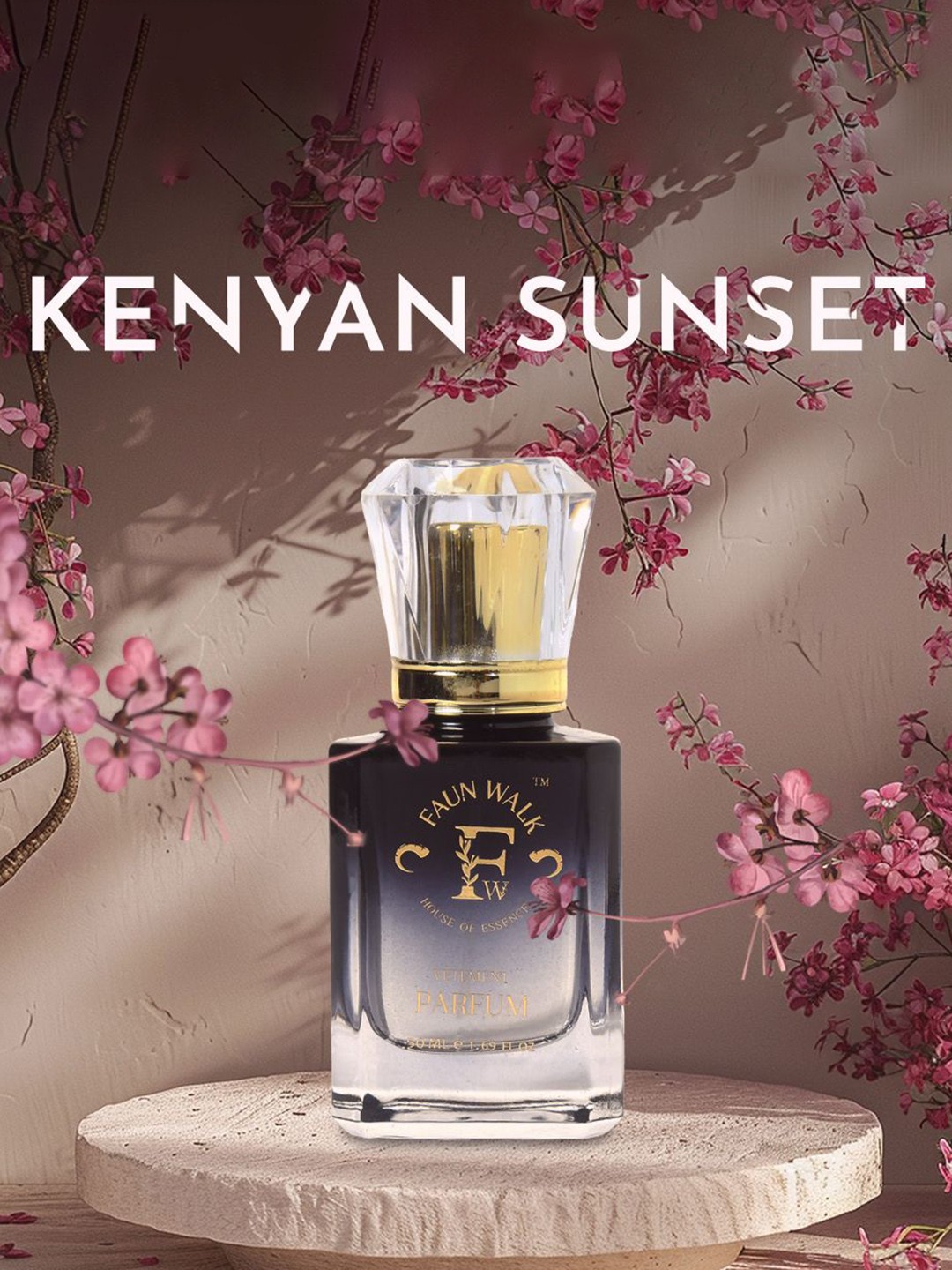 

FAUN WALK Women Kenyan Sunset Long Lasting Eau De Parfum - 50 ml, Black