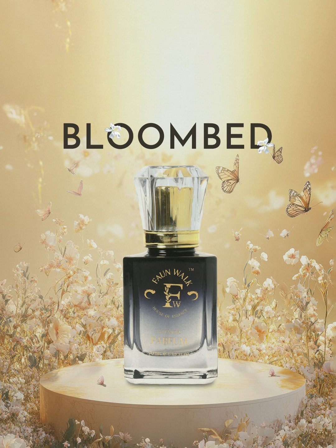 

FAUN WALK Women Bloombed Long Lasting Eau De Parfum - 50 ml, Brown
