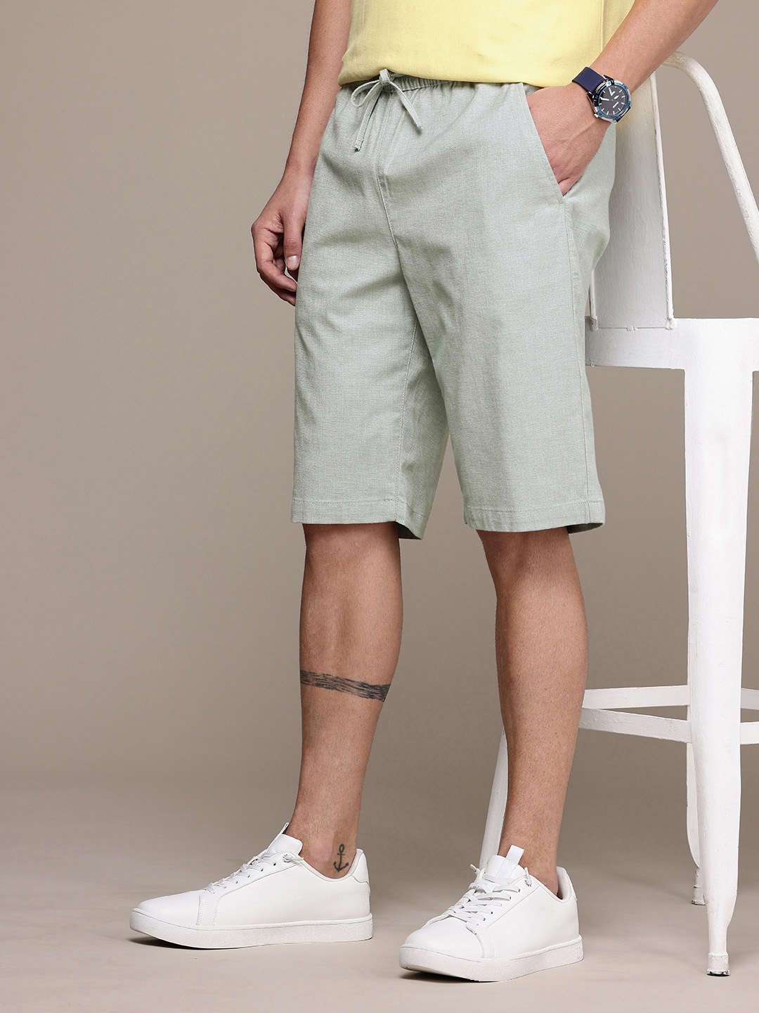 

Nautica Men Regular Fit Shorts, Green