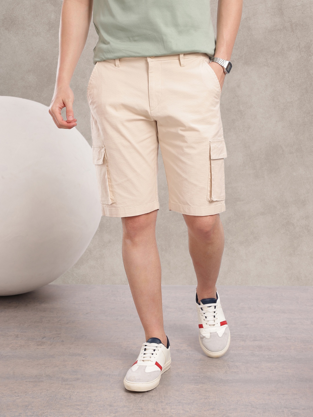 

Nautica Men Cargo Shorts, Beige