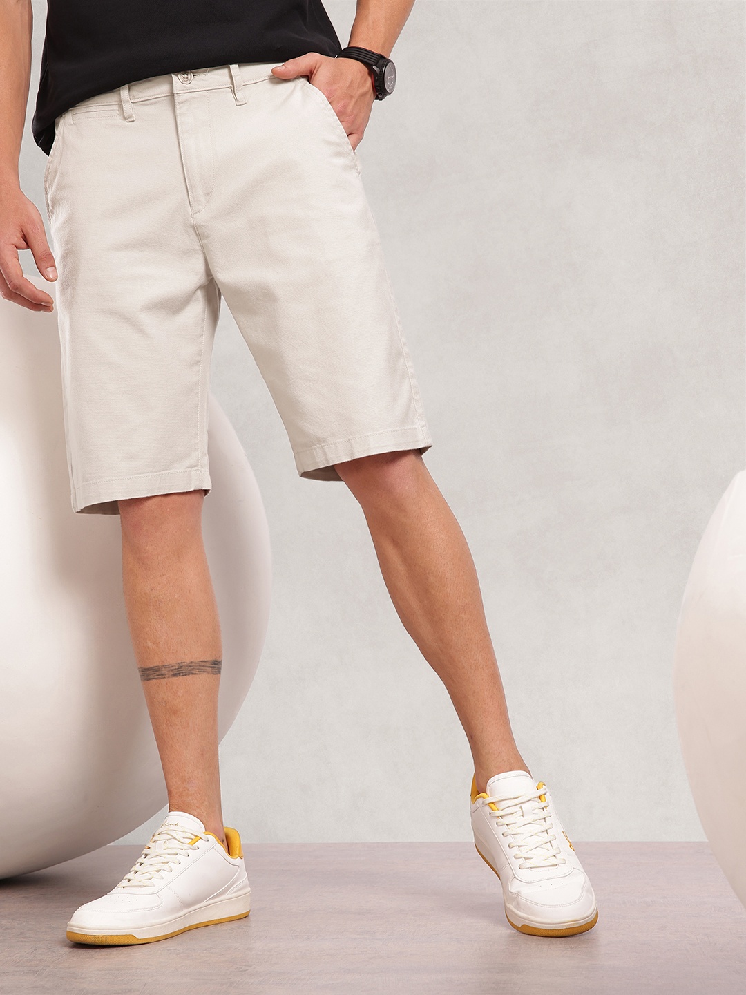 

Nautica Men Chino Shorts, Off white