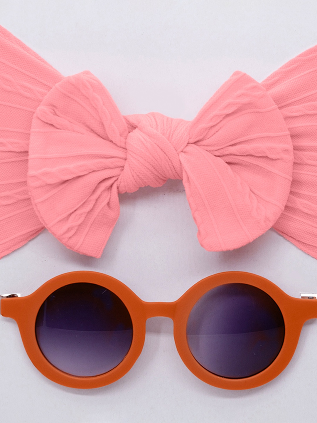 

SYGA Unisex Kids Round Sunglasses with UV Protected Lens, Orange