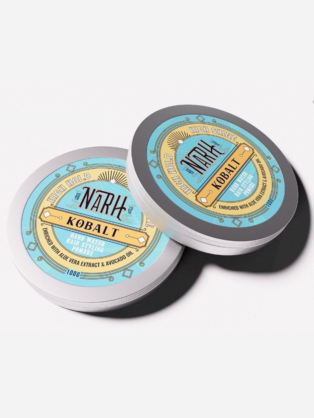 

NARH Kobalt Hard Water Hair Styling Gel With Aloe Vera & Avocado - 100 g, Blue