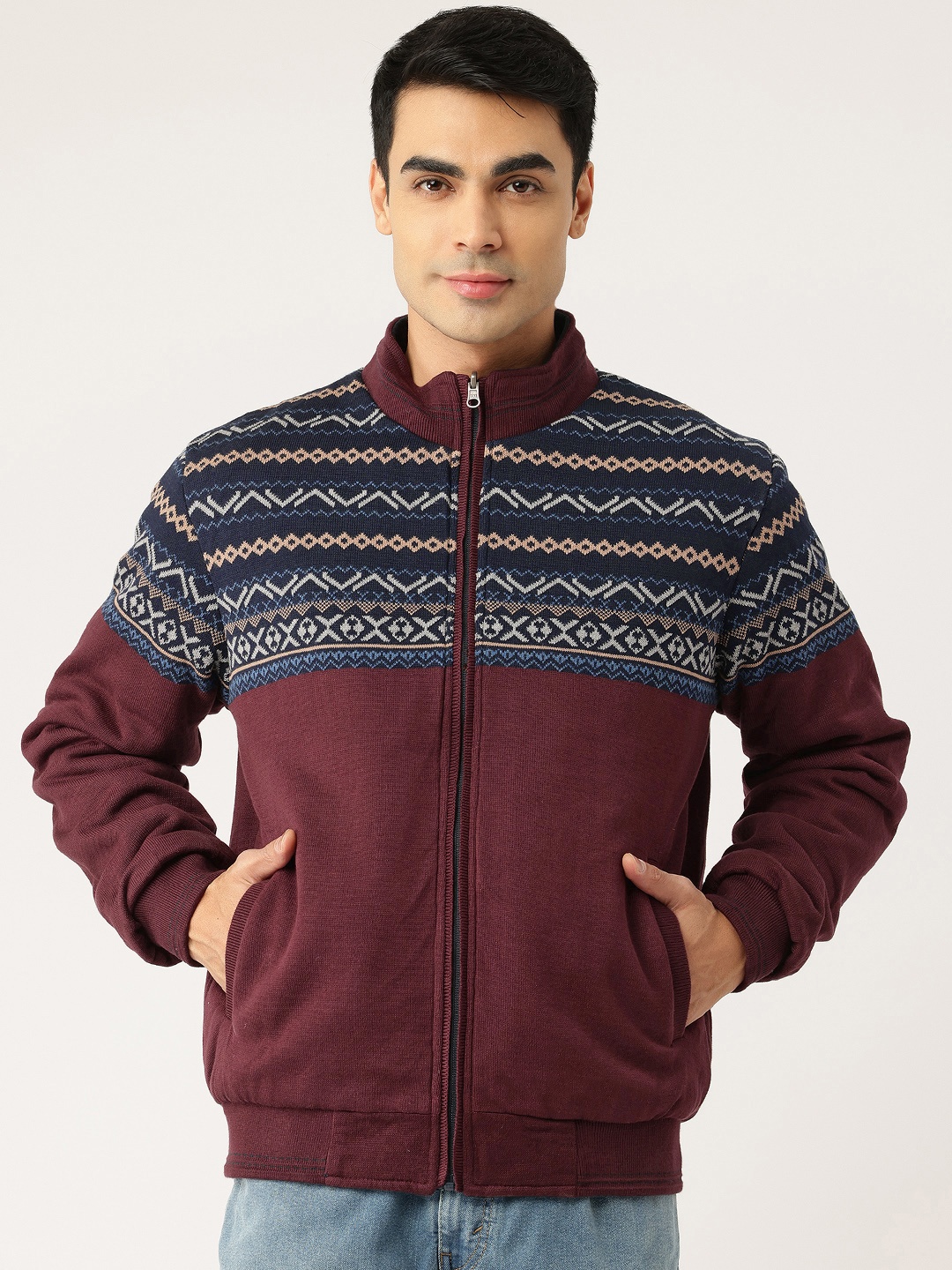

Monte Carlo Self Design Tailored Jacket, Maroon