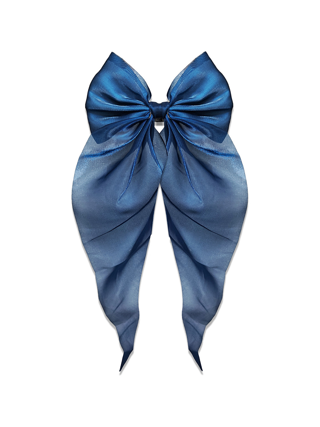

Comet Busters Women Stylish Hair Barrettes Cute Ribbon Bow Hair Clip, Blue