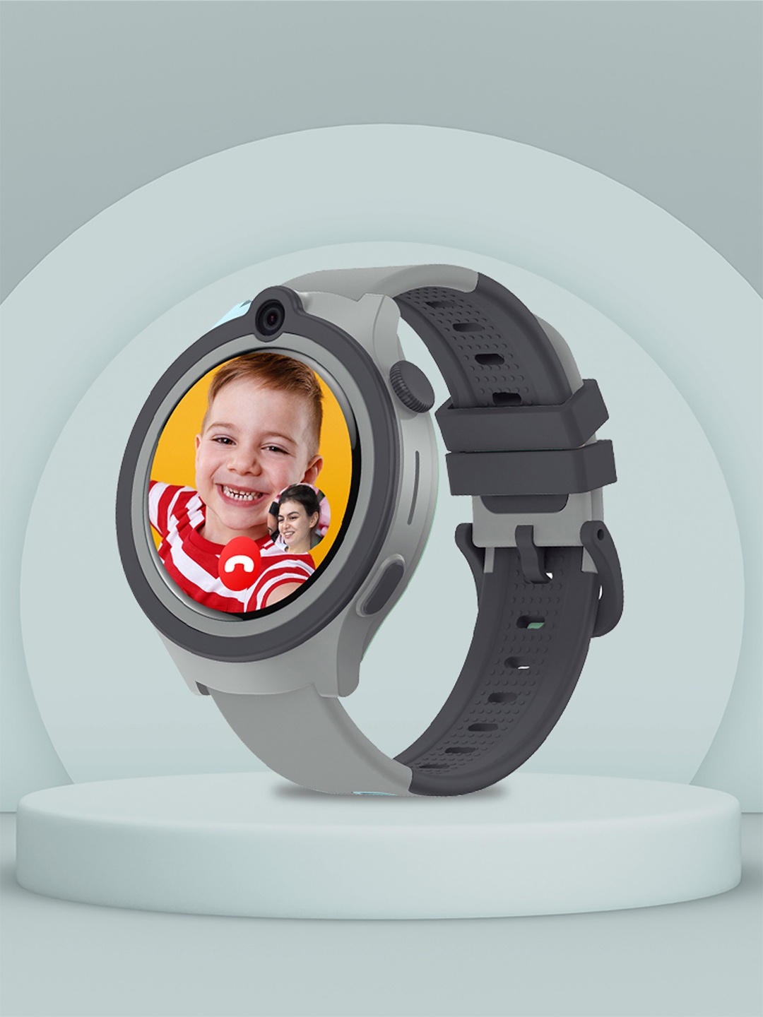 

Spiky Kids Waterproof Smart Watch With GPS Tracking Cacus_0924_Blk, Black