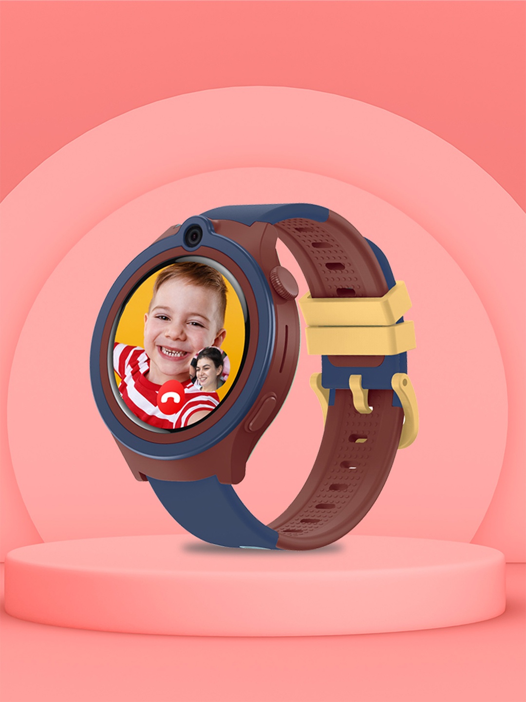 

Spiky Kids Waterproof Smart Watch With GPS Tracking, Blue