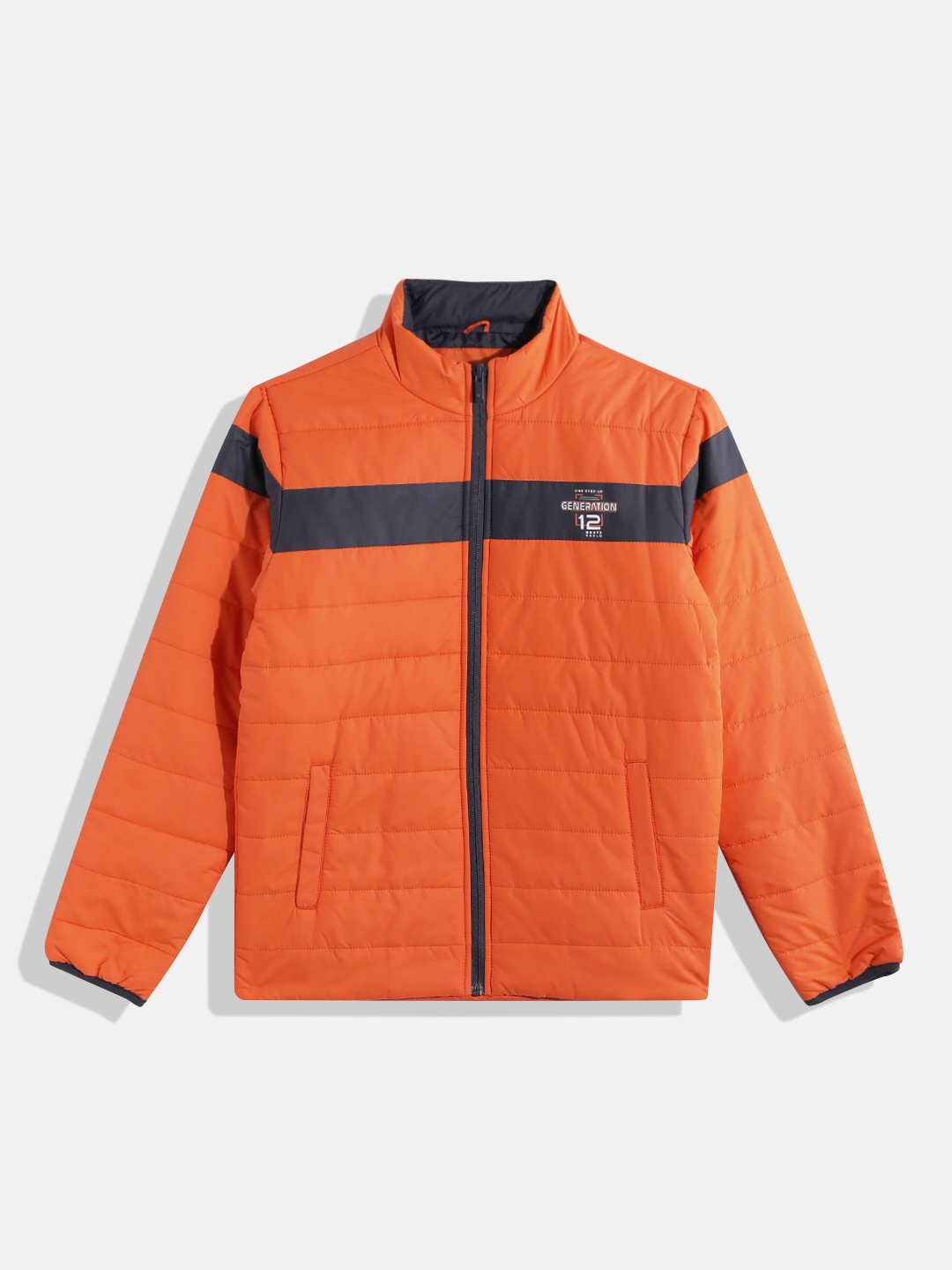

Monte Carlo Boys Printed Padded Jacket, Orange