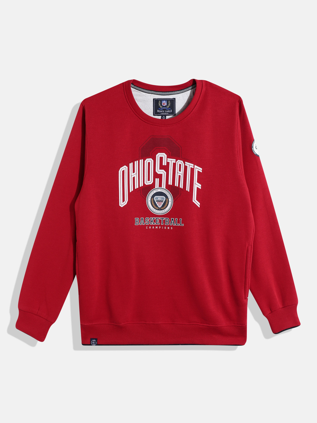 

Monte Carlo Teen Boys Typography Print Sweatshirt, Red