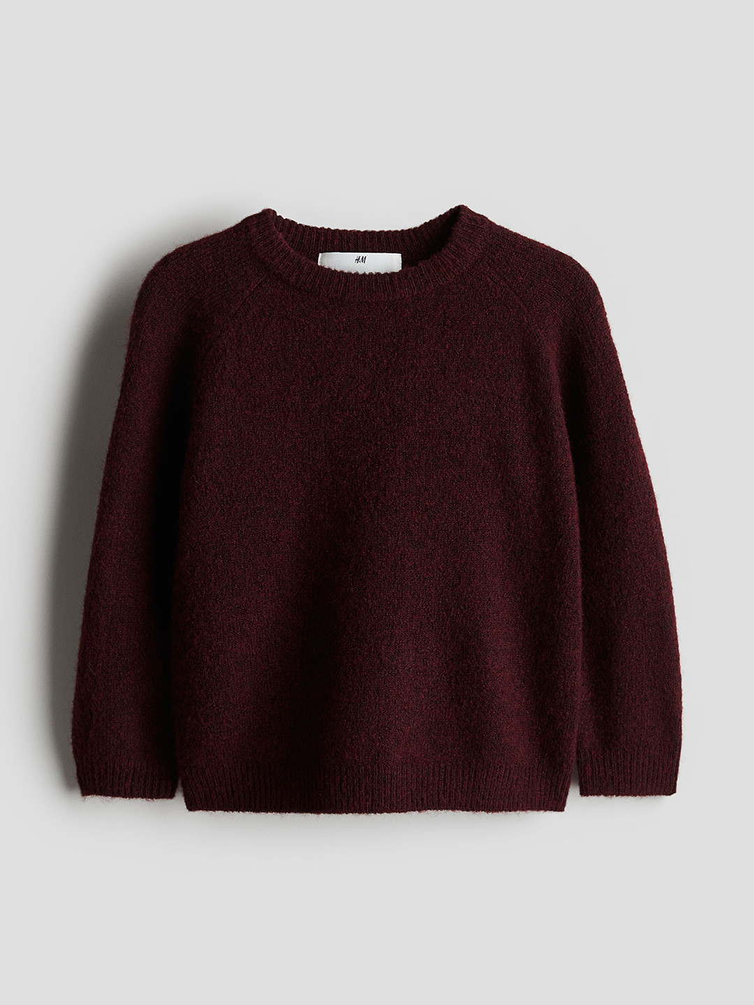 

H&M Boys Fuzzy Pullover Sweater, Maroon