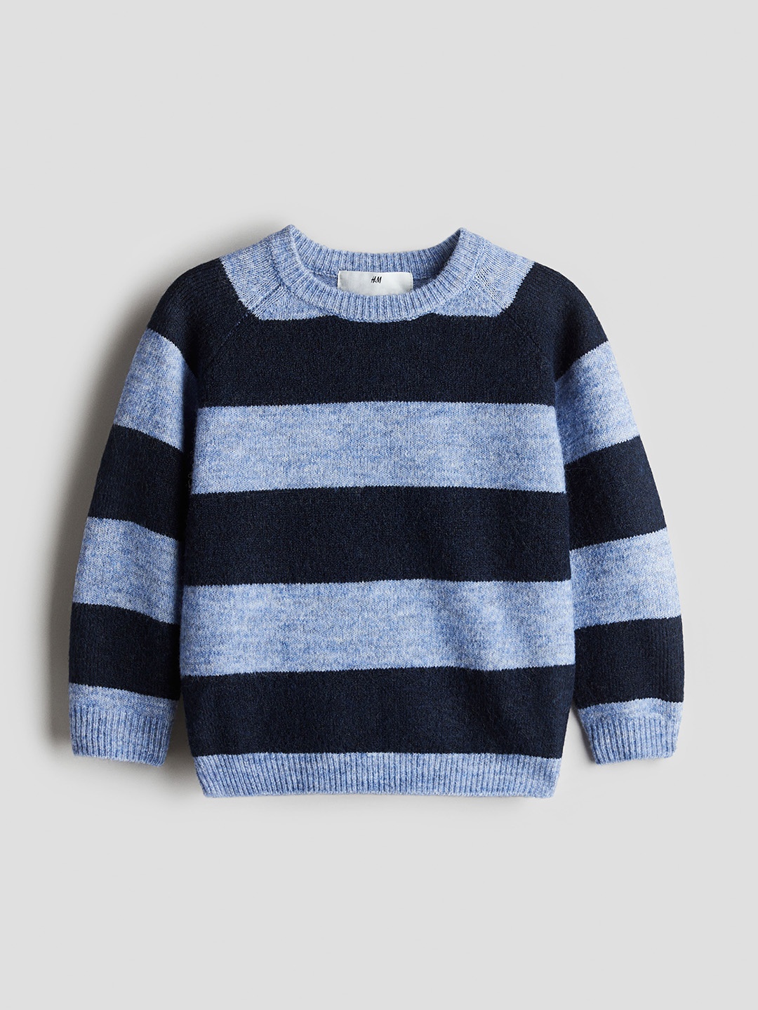 

H&M Boys Raglan-Sleeved Jumper, Blue
