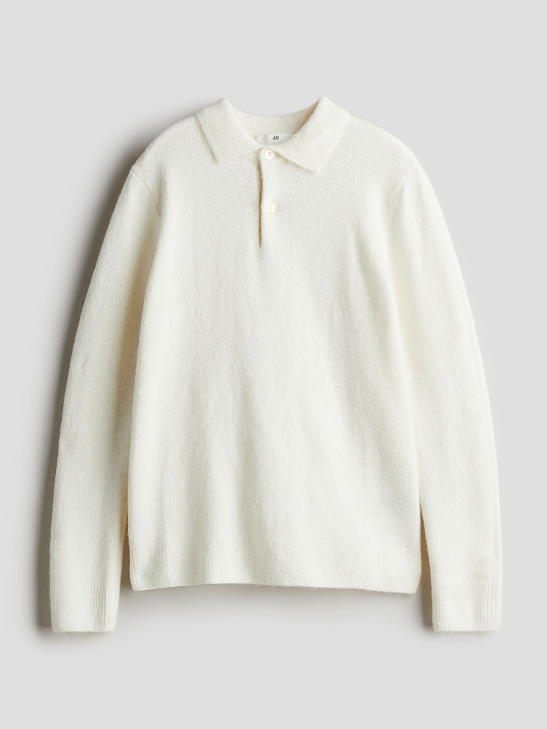 

H&M Boys Fuzzy Pullover Sweater, White