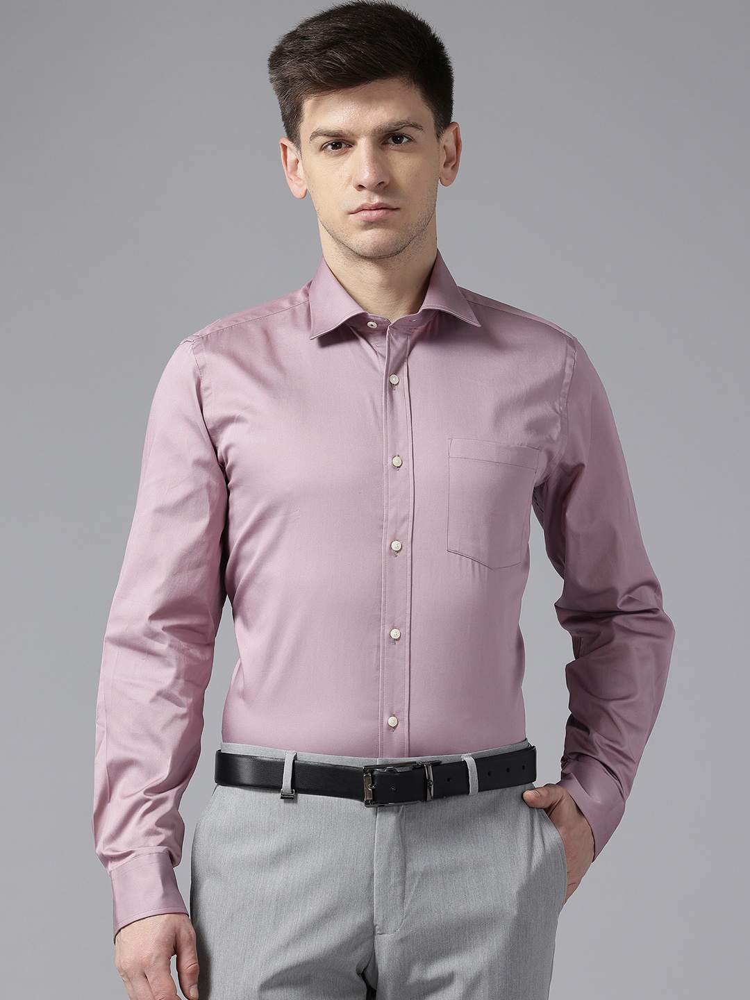 

Blackberrys India Slim Fit Pure Cotton Shirt, Mauve