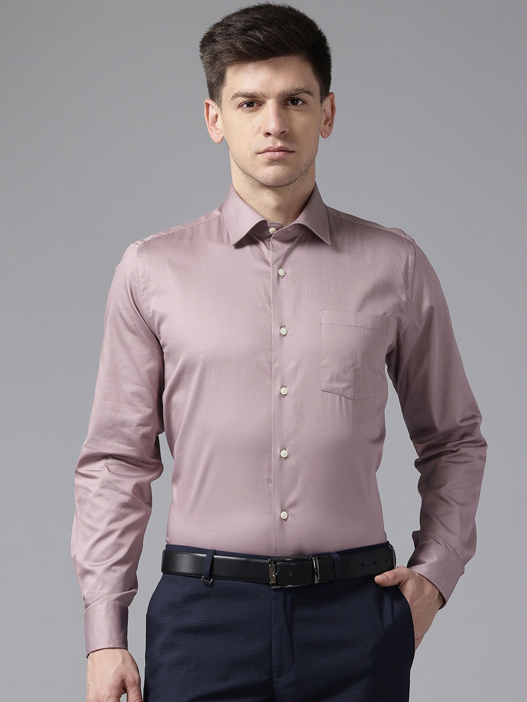 

Blackberrys India Slim Fit Pure Cotton Shirt, Mauve