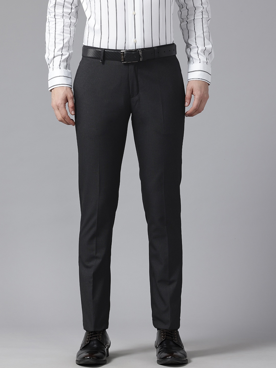 

Blackberrys Men B-95 Slim Fit Formal Chinos, Black