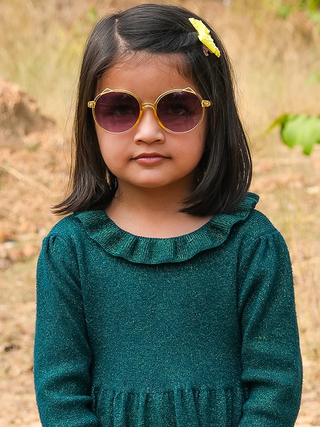 

DukieKooky Kids Round Sunglasses with UV Protected Lens, Purple