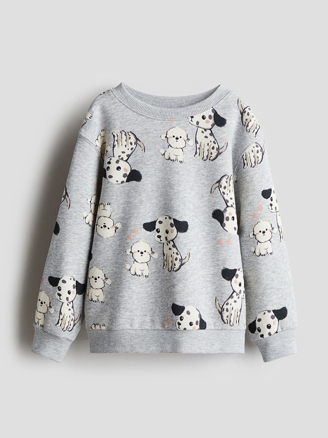

H&M Girls Printed Sweatshirt, Grey